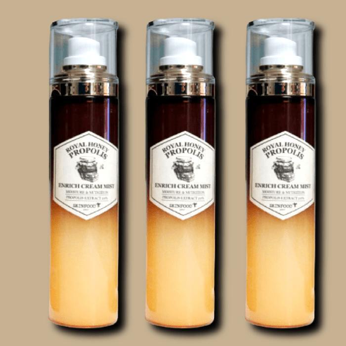 Skinfood Royal Honey Cream Mist 120ml x 3 Propolis Enriched (30278372)