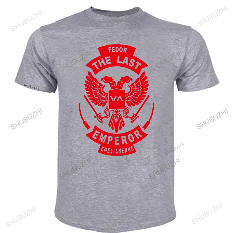 New Fedor Emelianenko T-shirt For Men Dropshipping Summer Short Sleeve Cotton Plus Size Custom Team funny printing Tee tops