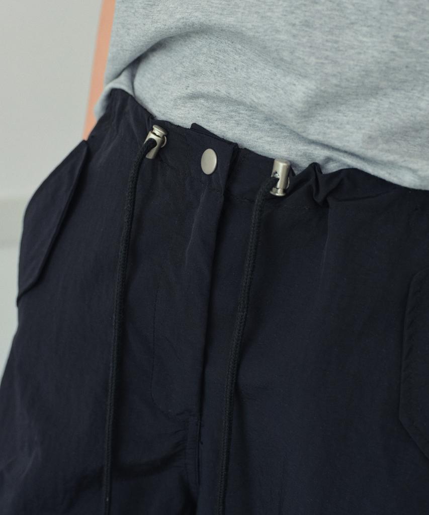 Wednesday Oasis For Woman Stopper Shirred Nylon Pants_Black(Wb6Pt26)