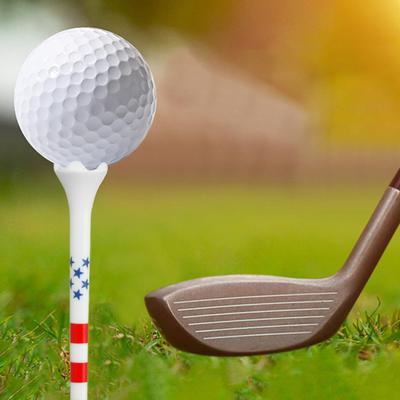 4-Prong Plastic Golf Tees 3-1/4" Golf Tees for Minimize Friction And Side Spin And Maximum Distance Performance