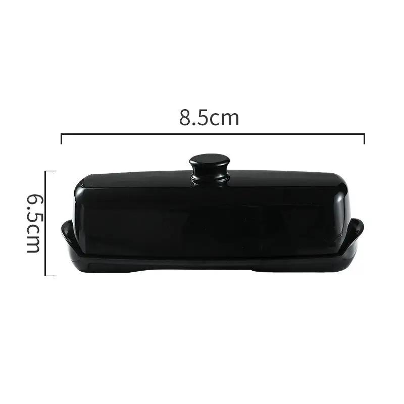 Butter Dish with Lid and Knife, Magnetic Butter Saver, Easy To Scoop, No Mess Lid, Plastic Butter Box, Dishwasher Safe