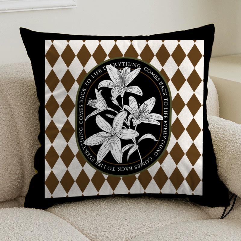 New Nordic retro style pillow cover living room sofa bedroom cushion by pillowcase light luxury high-end home decoration