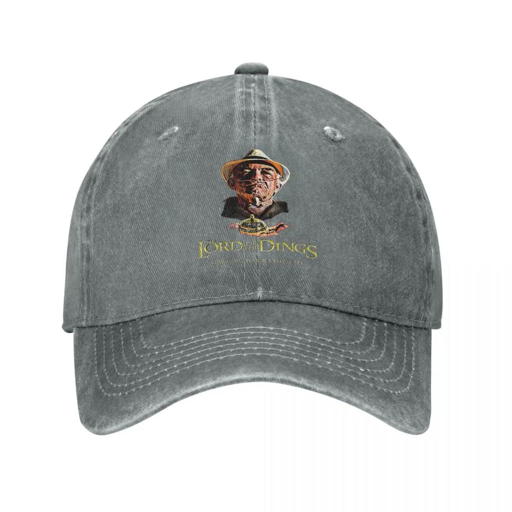 The Dings  Baseball Cap Vintage Distressed Washed Headwear for Men Activities Unstructured Soft Hats Cap