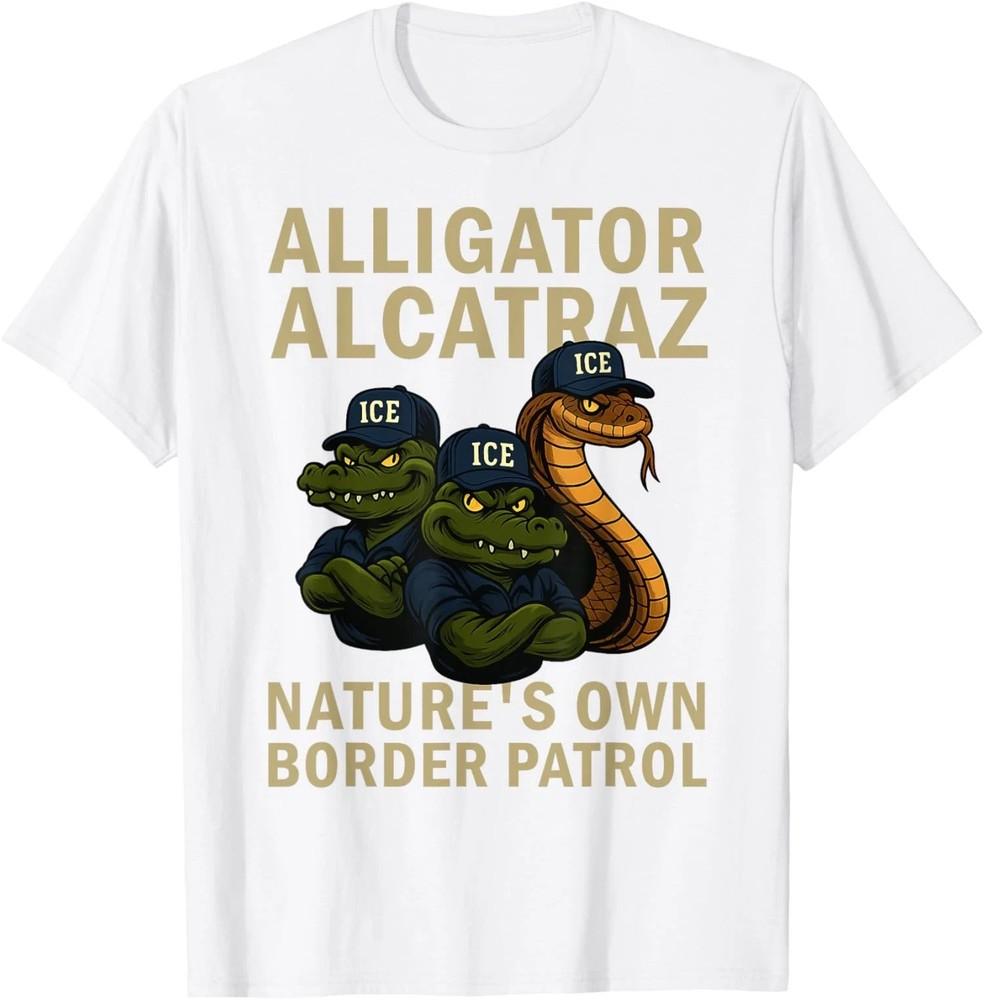 

Alligator Alcatraz Ice Natures Own Border Patrol Unisex T-Shirt Unisex T-Shirt XXXL