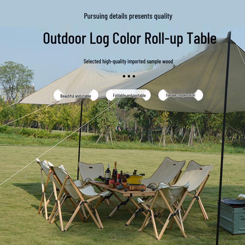 Nufeng Outdoor Portable Camping Table and Butterfly Chair Set