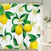 Fruit Shower Curtain Orange Banana Peach Watermelon Pattern Cute Kids Bathroom Decor Polyester Fabric Waterproof Bath Curtain