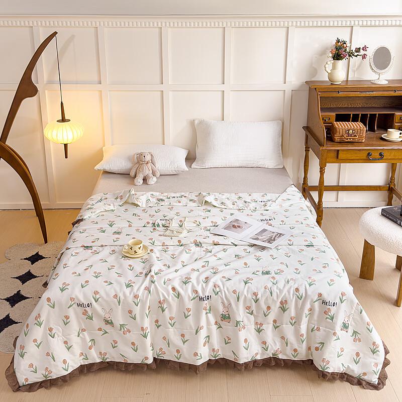 

Ausimeng Pure Cotton Lace Princess Comforter