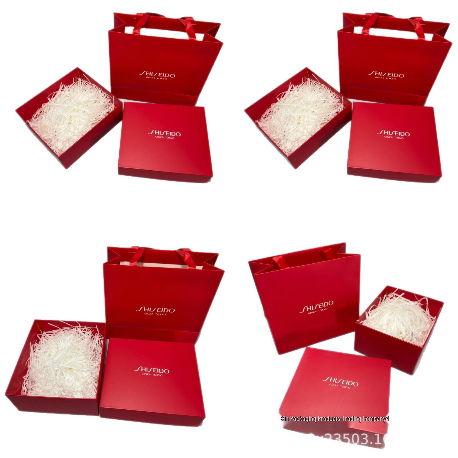 Shiseido Revitalizing Red Moisturizer & Emulsion Skincare Set with Gift Packaging Single Gift Bag