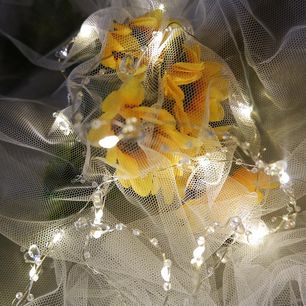 Battery Pearl LED Lights, Pearl LED Copper String Lights Fairy Lights, Wedding Family Party LED Lights, Christmas Decoration Lights