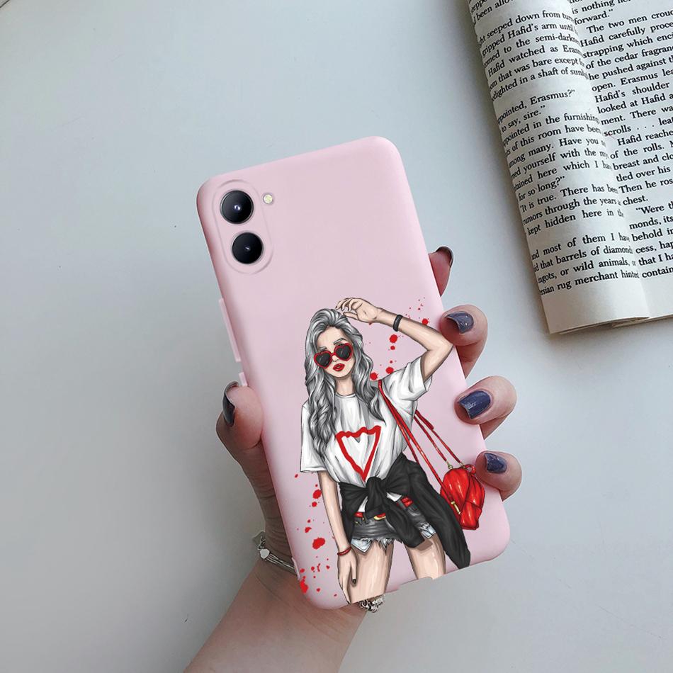 For Realme C33 4G Case Super Mom Baby Fashion Girls Soft Silicone Phone Case For Realme C33 2022 RMX3624 Back Cover Bumper Etui