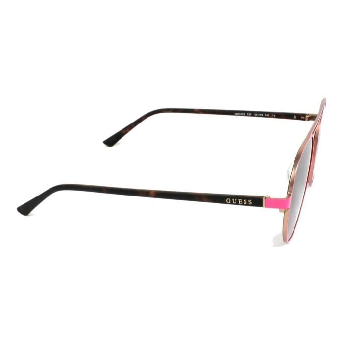Lunettes de soleil - Guess - GU-3028 - Rose - Marron dégradé - UV 3