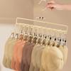 Hanging Baseball Hat Organizer Rack 10 Clips Towel Hanger Clip Peaked Cap Storage Holder  Sock