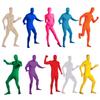 Tuta Intera Spandex Elasticizzato Costume Adulto Cromakey Collant Scomparire Uomo Unisex Body per Halloween Cosplay