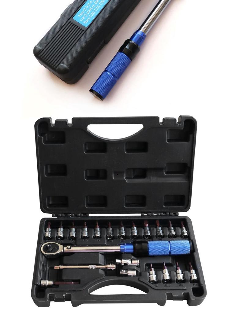 15-Piece Bicycle Torque Wrench Set (2-25NM)