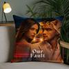 FILM O-Our Fault Pillow Case Cute Room Home Office Decor Protective Pixel Covers Without Game Pillow-Insert