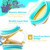 2Pcs Cartoon Kids Swimming Goggles Anti Fog Waterproof UV Protection No Leaking Baby Goggles