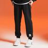 New MLB Base Logo Knitted Sweatpants Unisex Black 3APTB0124-50BKS