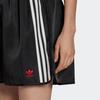 Adidas Originals Trefoil Logo Print Three Stripes Elastic Waist Breathable Sports Shorts Women Shorts Black H59028