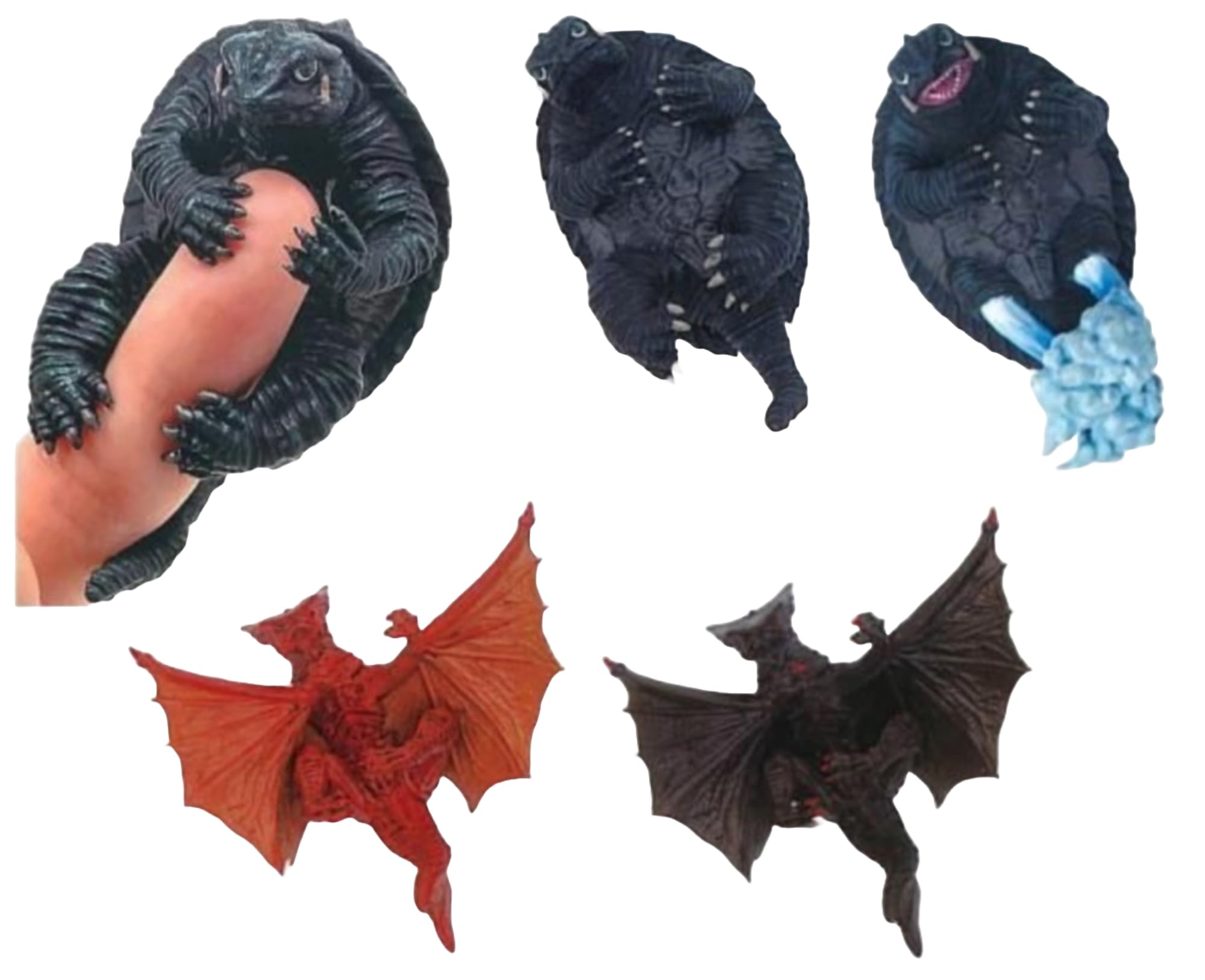 

Genco Hugging Giant Monster Air Battle x Complete Set of Gachapon Capsule Toy Gamera (Reissue) 5,