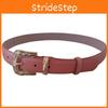 Color Leather Solid Belt For Women With Metal Pin Closure For Casual Outfits