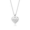 S925 Sterling Silver Micro Lnlay Heart -Shaped Love Necklace Simplicity Fashion Ladies Secklace Personality Jewelry Pendant
