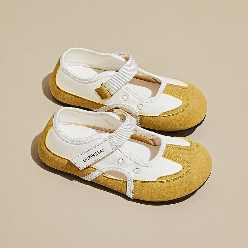 Breathable New Velcro Flat Loafers Round Toe Casual Shoes