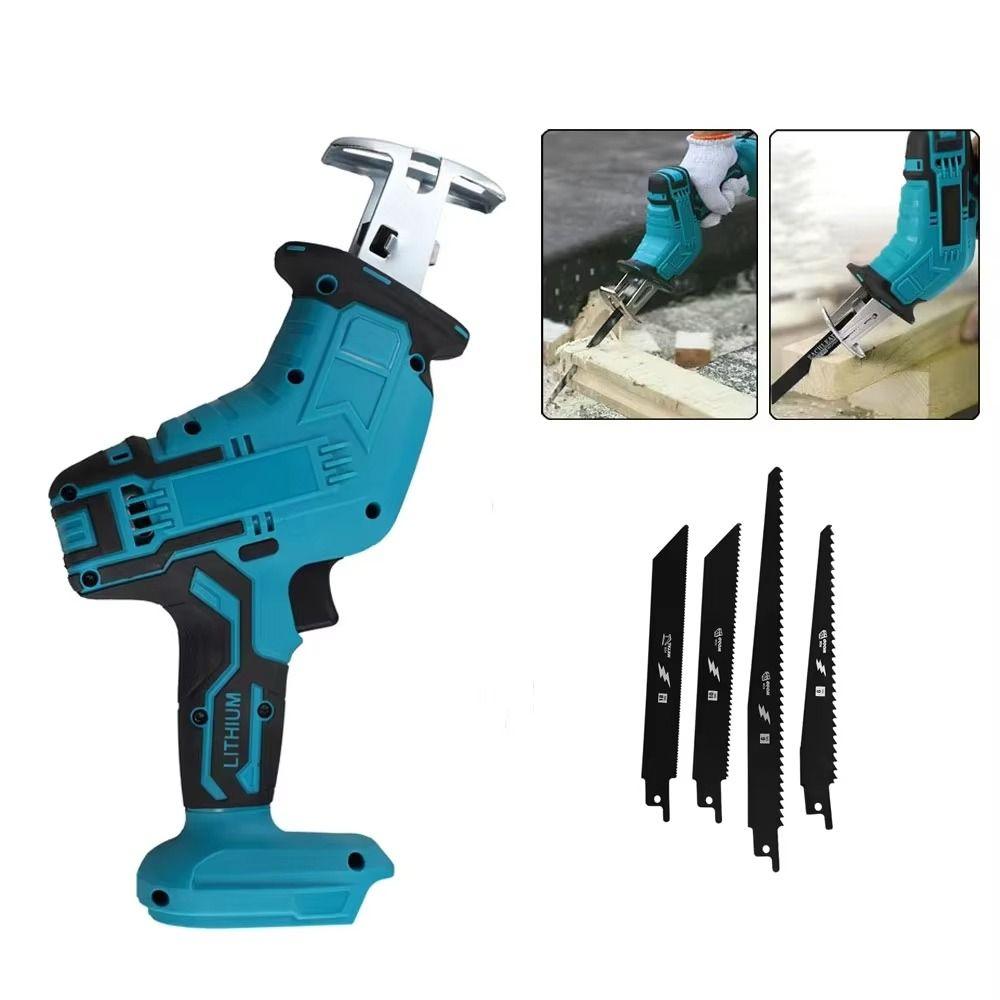 18V Electric Reciprocating Saw Cordless Cordless Electric Saw Portable Sabre Reciprocating Saw  DIY