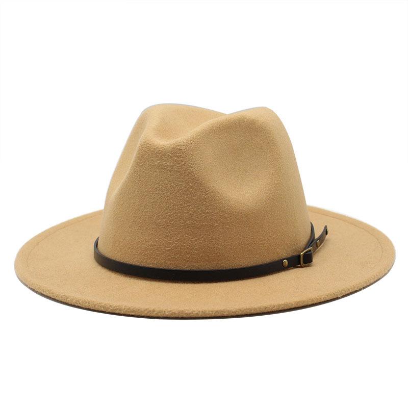Chapeau jazz populaire sur eBay automne et hiver chapeau haut rétro britannique chapeau en laine tendance pour femme