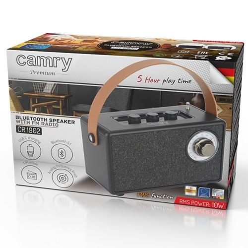 Speaker Bluetooth CR1902 FM USB-C Black