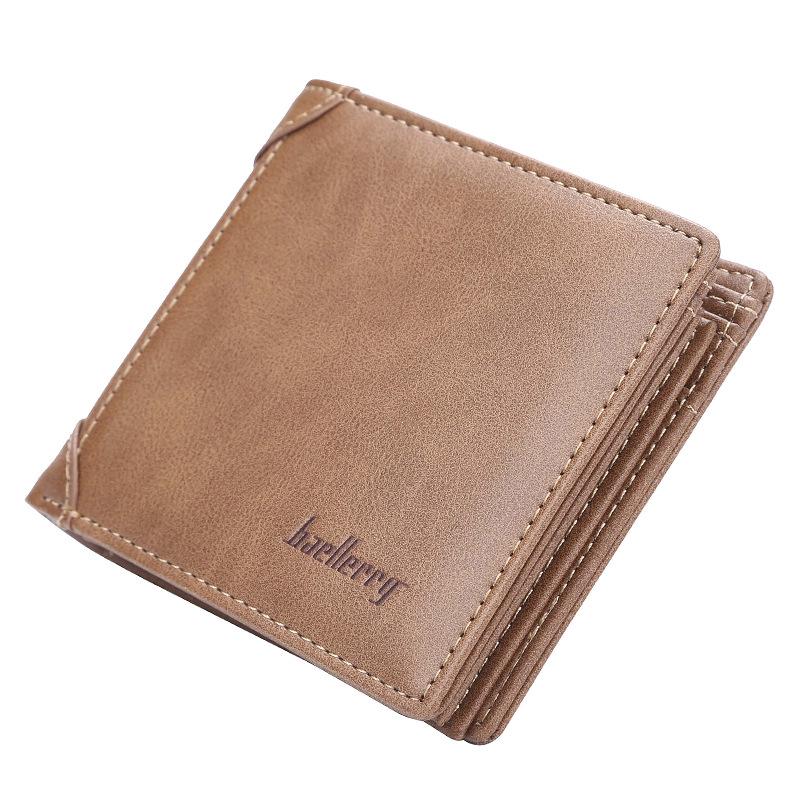 Baellerry Faux Leather Wallet for Men Business Design Card Holder Purse GZW