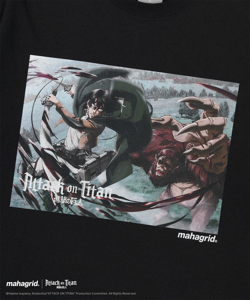 MAHAGRID [Attack On Titan] Levi Scene Tee Black(Mg2Gmmt500T)