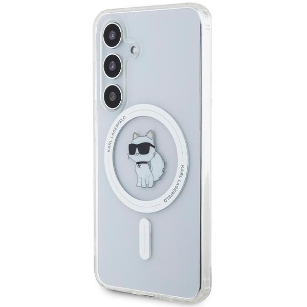 Karl Lagerfeld Klhms24Shfccnot S24 S921 Przeźroczysty/Transparent Hardcase Iml Choupette Magsafe