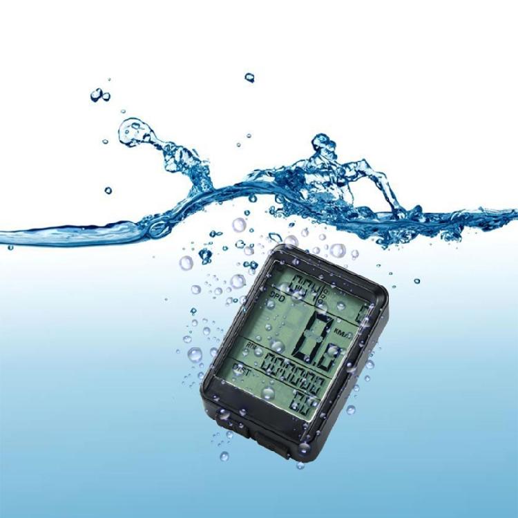 Rechargeable Cycling MTB Waterproof Odometer for w/ LCD Automatic Backlight Disp