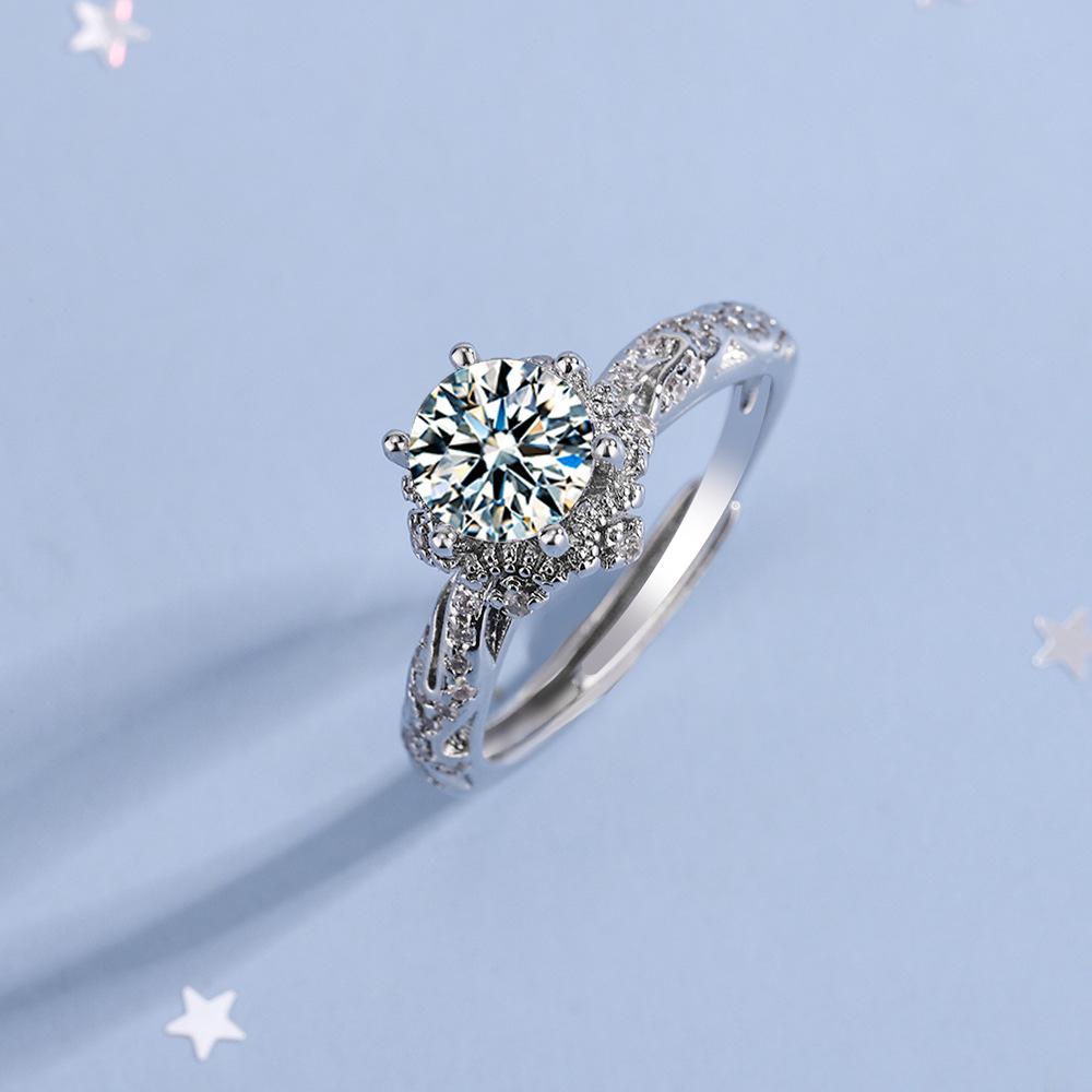 Copper Ring Exquisite For Women Cassic Wedding Jewelry Engagement Bands Fine Zircon Fashion Gift Party High Quality