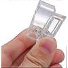 10PCS Nail Tips Clip for Quick Building Gel, Plastic Transparent Nail Clips for Gel Finger Nail Extension UV LED Builder DIY Manicure Clip Clamp Set