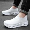 Wide Head Fly-Woven Casual Sports Shoes, Couples One-Pedal Lazy Shoes, Large Size Men'S Mesh Running Shoes