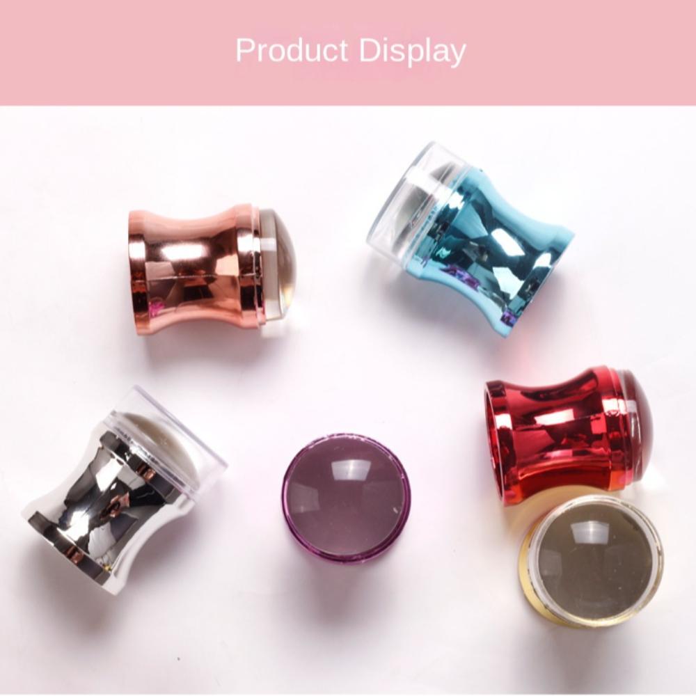 DIy Nail  Printing Tool Silicone Nail Stamper Soft Head Nail Stamp Printing Tool  Nail Art