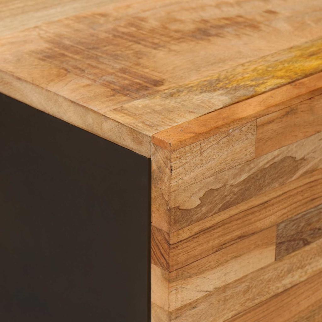 Coffee Table Brown 80 X 50 X 40 Cm Solid Mango Wood