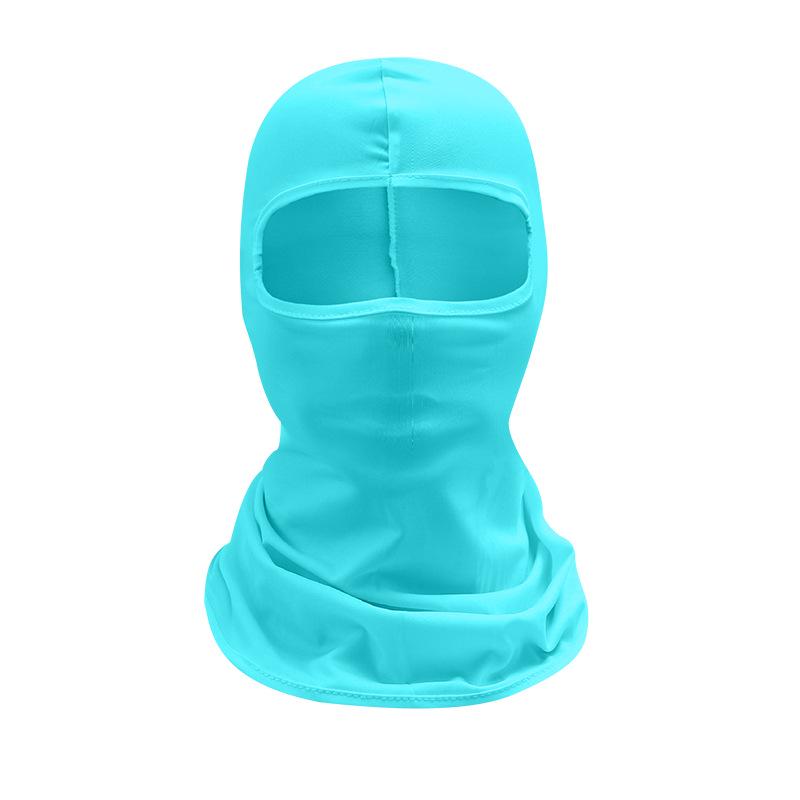 Summer Ice Silk Sunscreen Face Mask: Windproof Dustproof Balaclava for Cycling, Biking, and Outdoor Sports