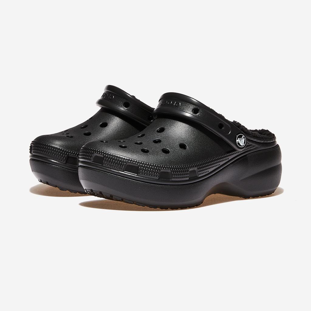 [Crocs] Classic Platform Lined Clog Women, CRS207938, 1010100094, Popular Korean Shoes