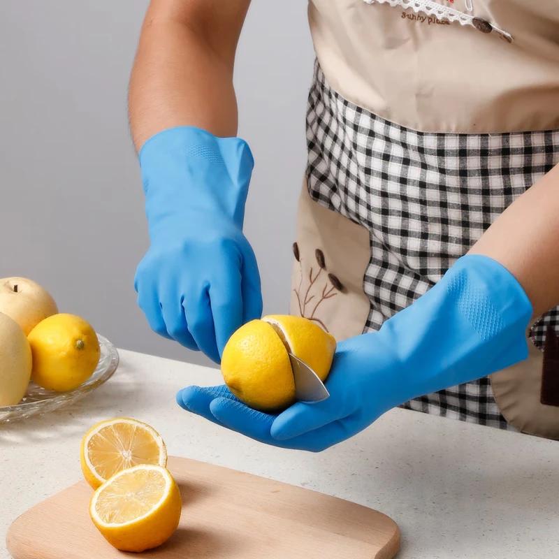 MARYYA Thickened Household Rubber Cleaning Gloves