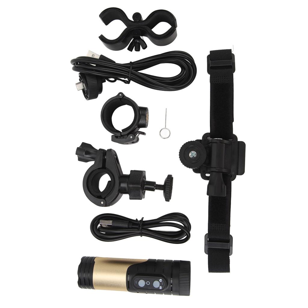Mini Sports DV Camera 12MP WiFi IP66 Waterproof 1600mAh Type C 120 Wide Degree Outdoor Sports Helmet Camera for