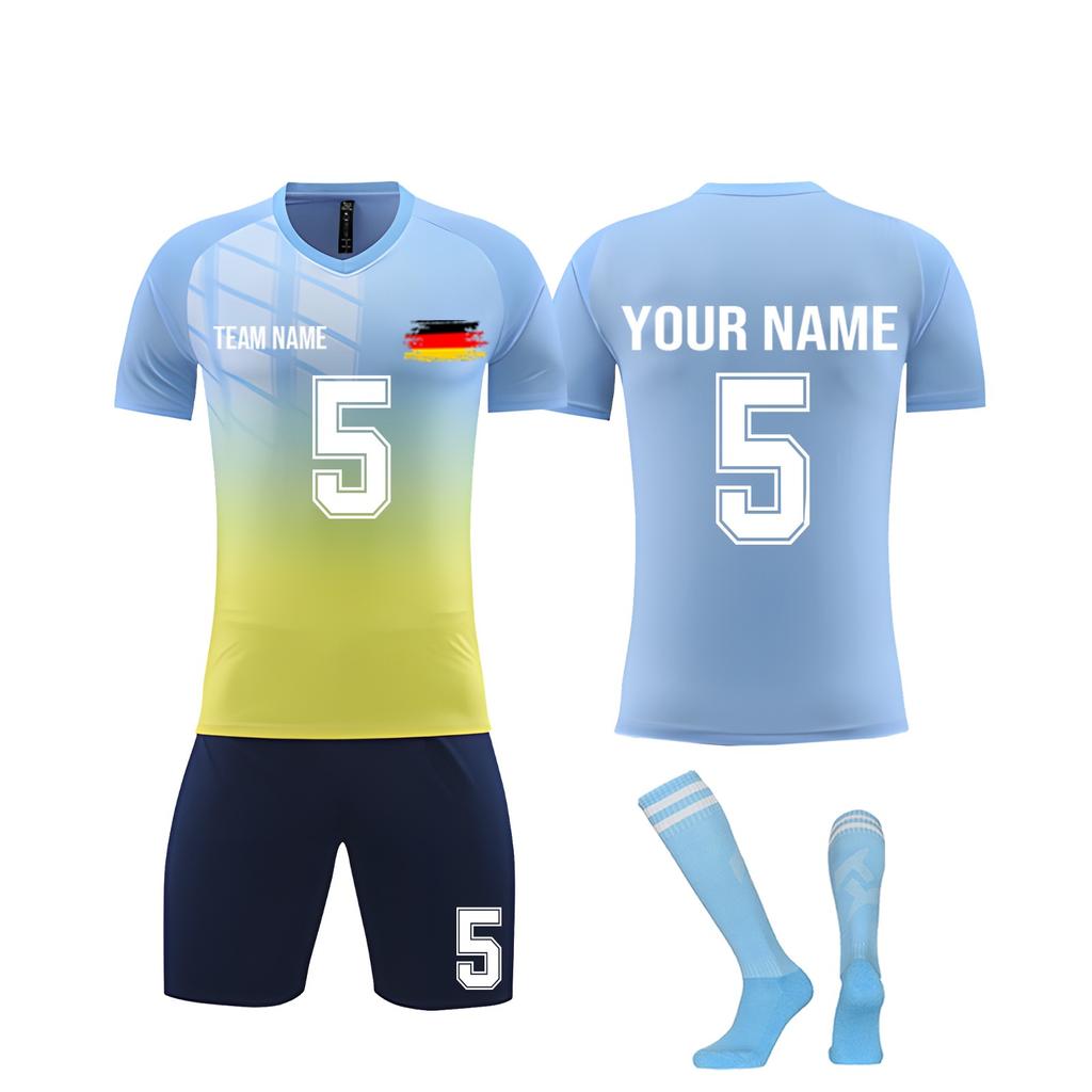 Set Tricouri Personalizate Barbati Fete Cu Numar Numar Tricouri Personalizate Fotbal Pentru Baieti Costum Antrenament