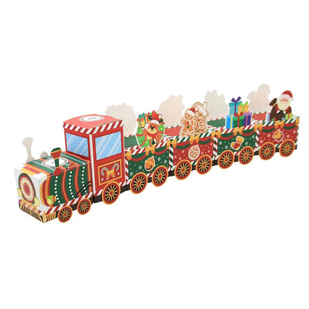 Christmas Calendar Box New Christmas Advent Calendar Train Candy Box Gift Packaging Box