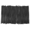 100Pcs Double   Wire Binding Spine 60 Sheet Capacity 3:1 Pitch 34   9.5mm Diameter Set Kit for   Paper