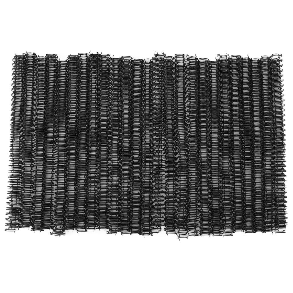 100Pcs Double   Wire Binding Spine 60 Sheet Capacity 3:1 Pitch 34   9.5mm Diameter Set Kit for   Paper