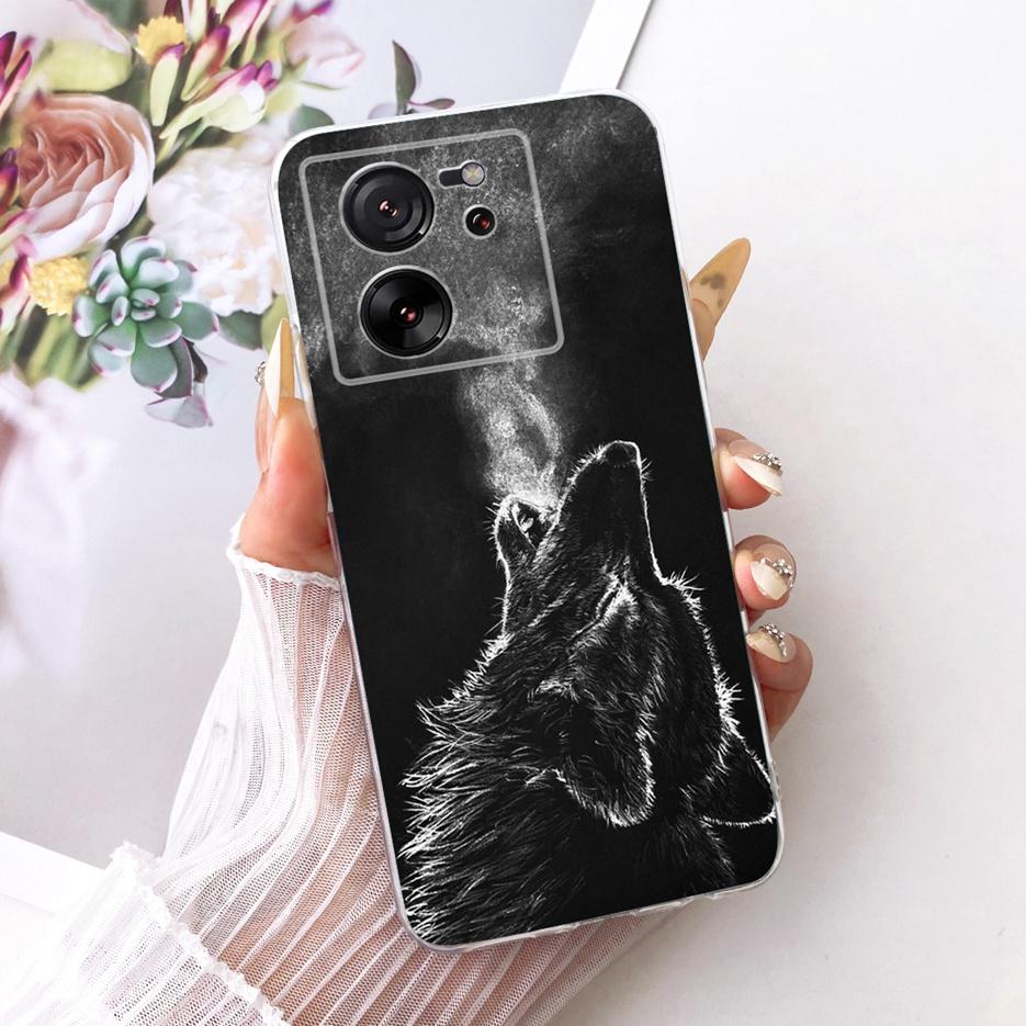 For Xiaomi Mi 13T Pro 5G Case Luxury Butterfly Tree Painted Cover Soft Silicone Phone Case For Xiaomi 13T Pro Mi13T Pro 5G Shell