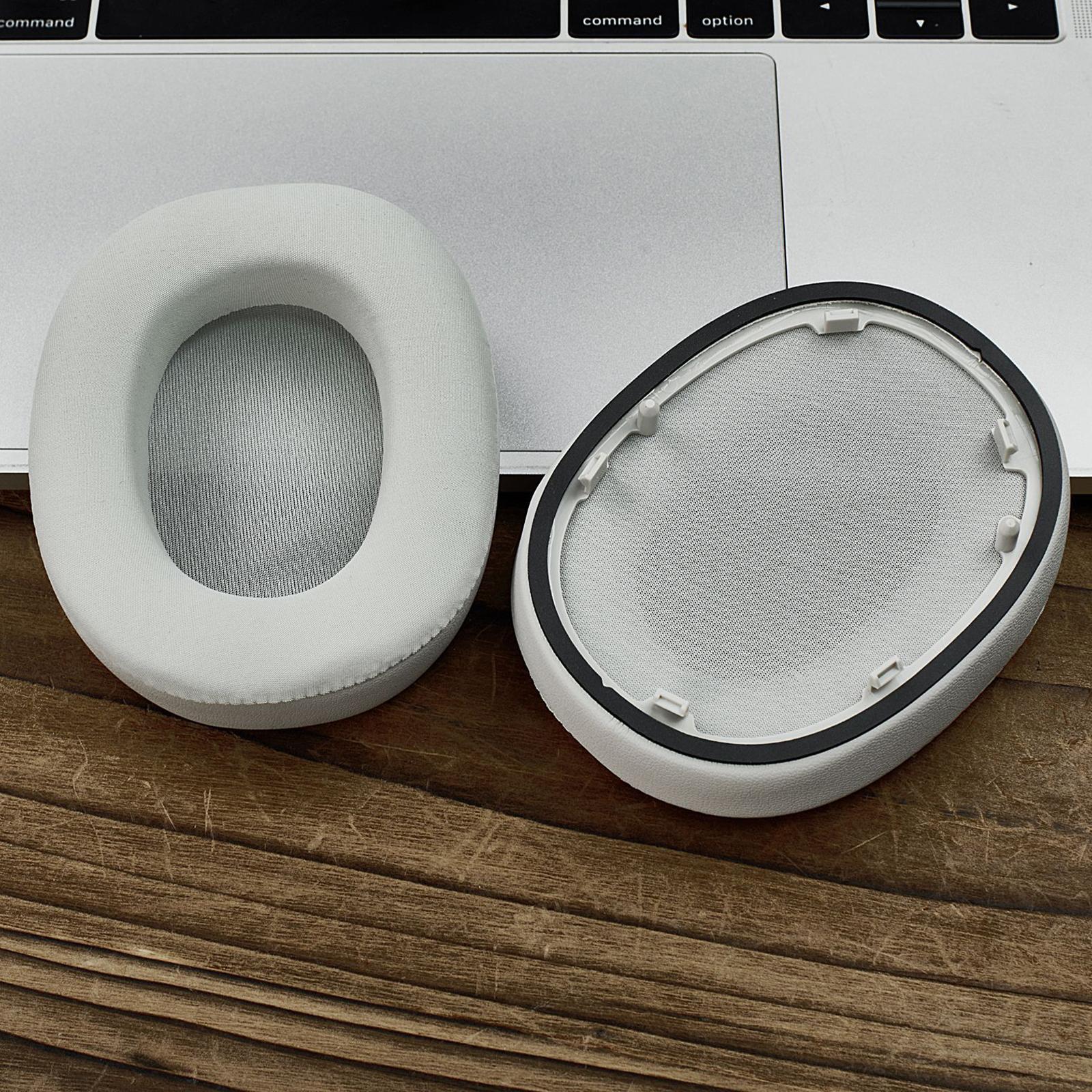 Easy Clean Ear Cushions Cooling Gel Earpads for WH1000XM6 Earphone Earcups Earmuff For Comfortable Extended Wear чёрный