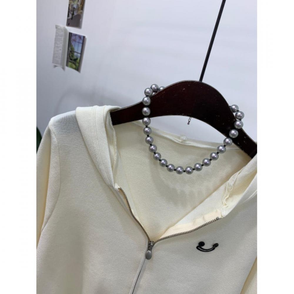 C S In The Room Knit Two Way Zip Up Cardigan 2Color C