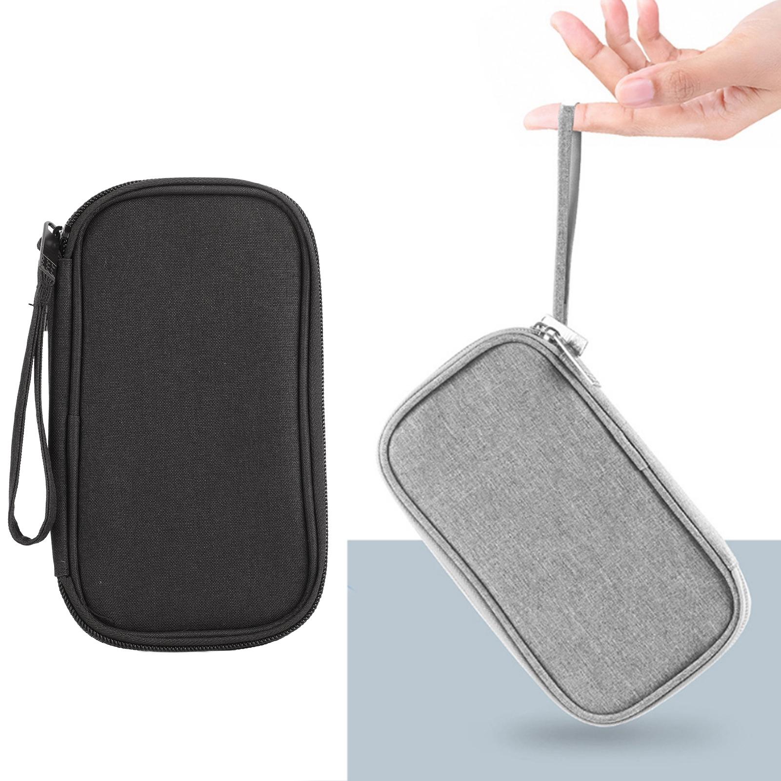 Electronic   Portable Compact Travel Double Layer Electronic Storage Bag for Cable Cord   Phone rphone